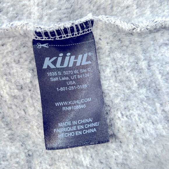 Kuhl Alaska Long Zip Front Sweater Jacket Heather Gray Black Marbled Size Small - Picture 12 of 16
